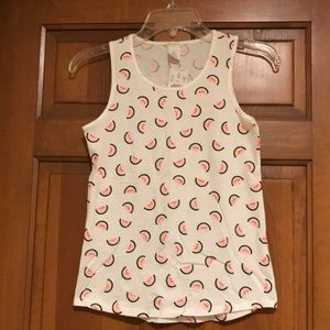 NWT Crewcuts watermelon tank top